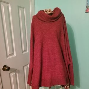 Soft red Cherish Sweater